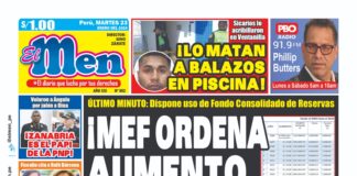 Portada Diario El Men (23/01/2024)