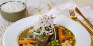 seco  de res con sus frejoles