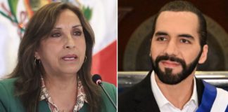 Boluarte saludó triunfo electoral de Bukele