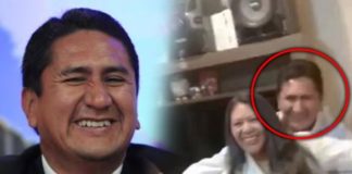 Cerrón se burla de policía y baila con amiga de colegio