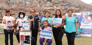 Minsa vacuna en SJL y busca inmunizar a 280 mil niños