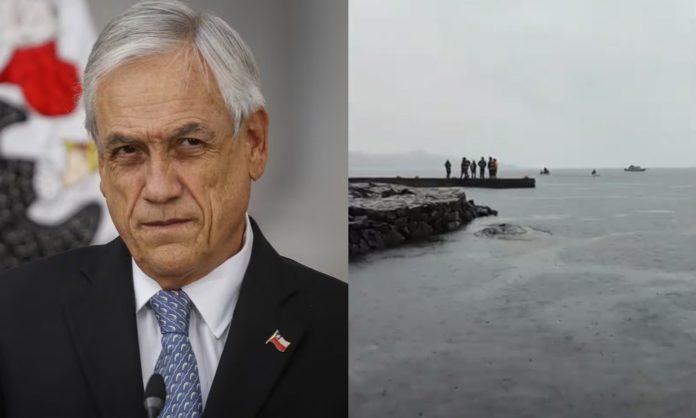 Sebastián Piñera: primeras imágenes de la caída del helicóptero Sebastián Piñera: primeras imágenes de la caída del helicóptero