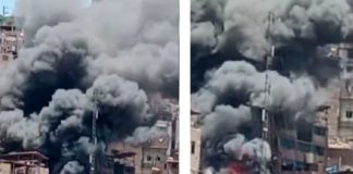 Incendio consume casas en El Agustino