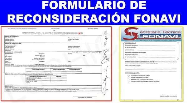 Reconsideración - Fonavi