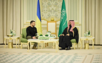 Zenelnksy busca apoyo en Arabia Saudita