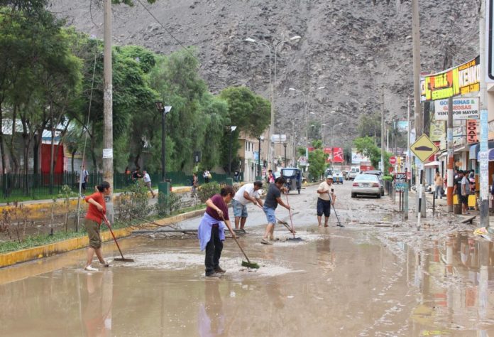 Cenepred: 284 distritos en riesgo por intensas lluvias
