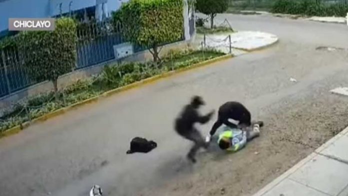 Ingeniero es brutalmente agredido por ladrones durante robo en Chiclayo Ingeniero es brutalmente agredido por ladrones durante robo en Chiclayo