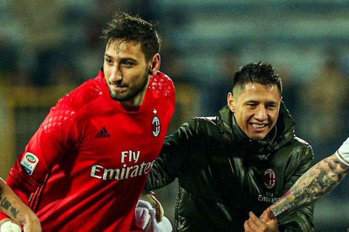 Gianluigi Donnarumma, ex compañero y amigo de Gianluca Lapadula resalta al 