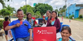 Banco de la Nación emite tarjetas de débito a casi 173 mil beneficiarios de Pensión 65