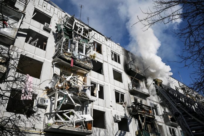 Ataque masivo de misiles a Ucrania
