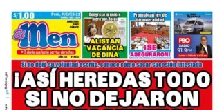 Portada Diario El Men (21/03/2024)