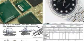 Fiscalía encontró documentación sobre Rolex