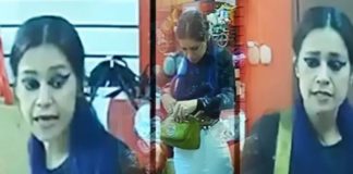 Mujer con pistola roba tienda de regalos en SJL