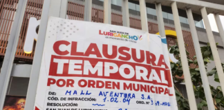 ¿Por cuánto tiempo clausuraron el Mall Aventura de SJL?