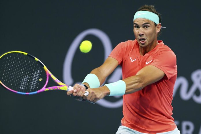 Rafael Nadal derrochó magia en el Slam de Netflix.