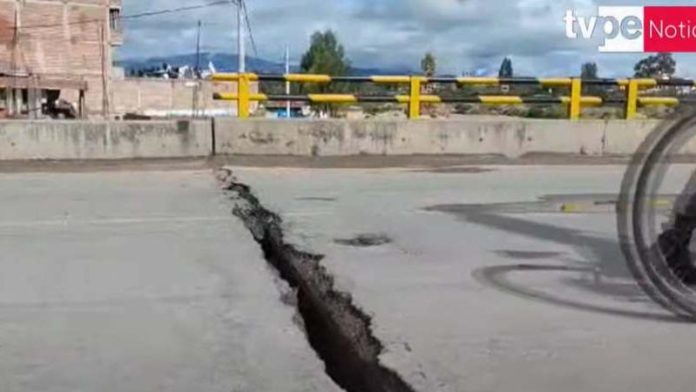 Cierre del puente Cunas en Junín debido a grietas en su estructura
