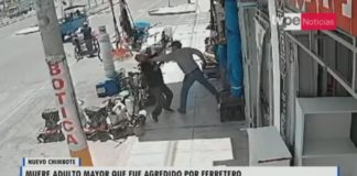 Agresión a anciano tras discusión en ferretería de Nuevo Chimbote
