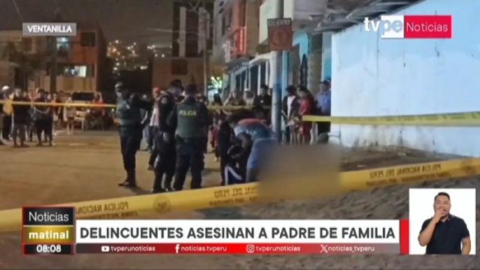 Padre de familia es asesinado a tiros en Ventanilla