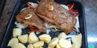 ¡Carne al horno con papas estilo argentino! ¡Carne al horno con papas estilo argentino!