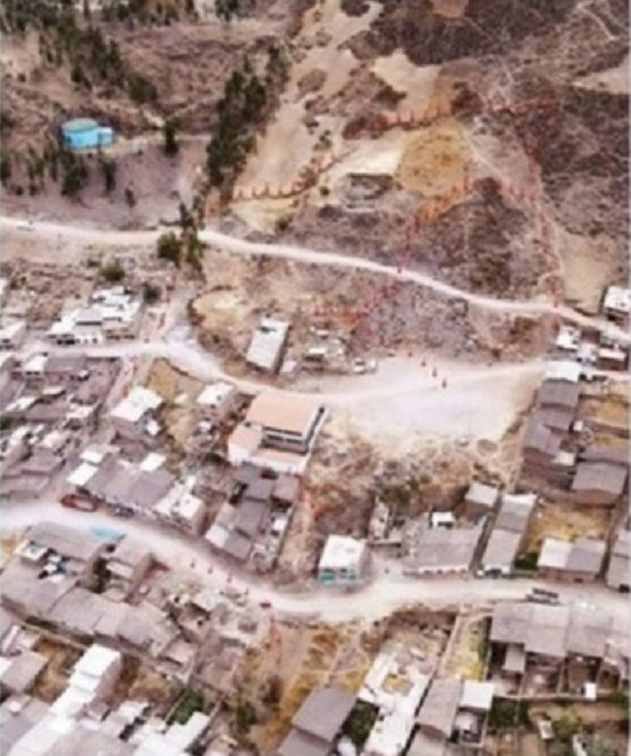50 viviendas en Otuzco, La Libertad, en riesgo por deslizamiento