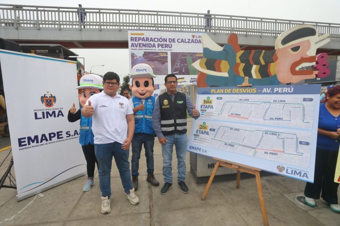 Alcalde Hernán Sifuentes y EMAPE se unen en beneficio de más de 400 mil vecinos de SMP