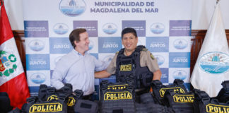 Municipalidad de Magdalena donó chalecos antibalas a comisaría del distrito