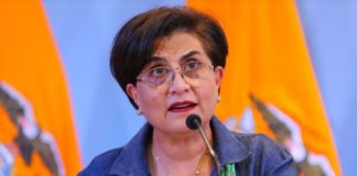 Canciller ecuatoriana responsabiliza a México