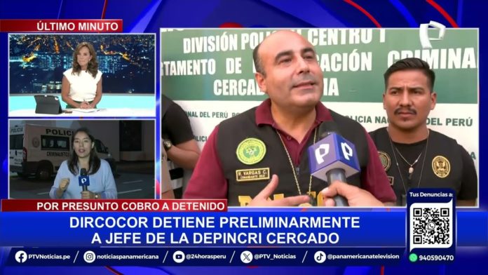 Dircocor detuvo a jefe de Depincri Cercado y tres oficiales