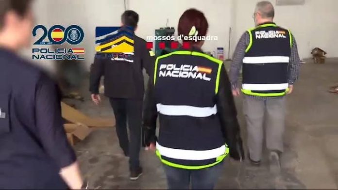 España desmantela mafia china de billetes bamba