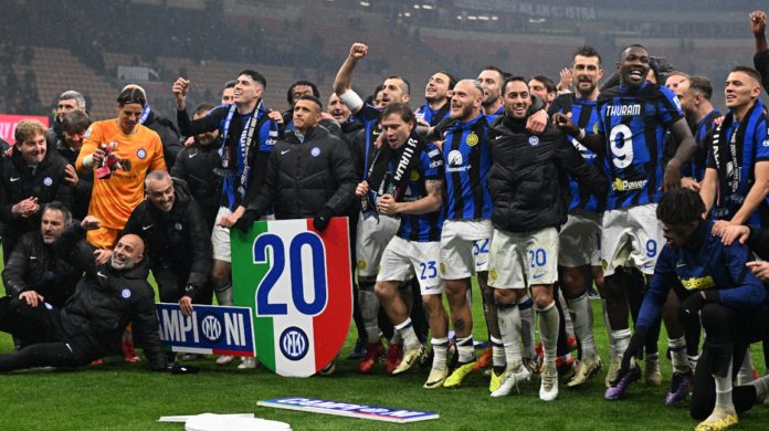 Inter venció 2-1 al Milan y se convirtió en campeón de Italia