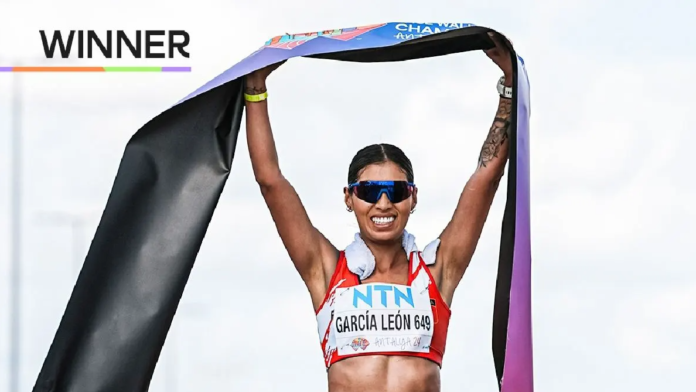 [Video] Así ganó Kimberly García el Mundial de Marcha por Equipos