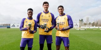 Reconocimiento a la excelencia: Homenaje a Bellingham, Vinicius y Courtois por parte de la FIFA.