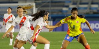 Perú cayó 1 a 0 ante Colombia en su debut del hexagonal final