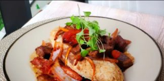 Tacu tacu con lomo saltado