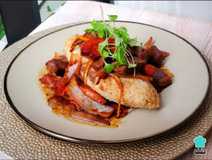 Tacu tacu con lomo saltado