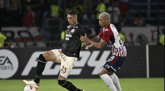 Universitario empató 1 -1 con Junior en Colombia