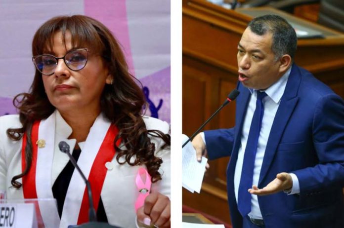 Yorel Kira Alcarraz Agüero y Jhaec Darwin Espinoza Vargas
