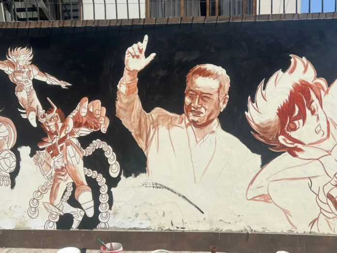Municipio de San Borja no multaría mural de 'Caballeros del Zodiaco'