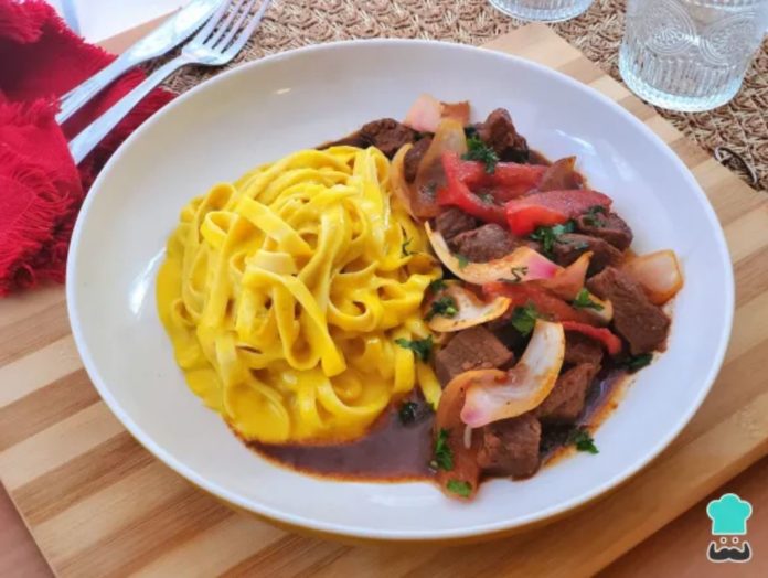 fetuccini a la huancaína