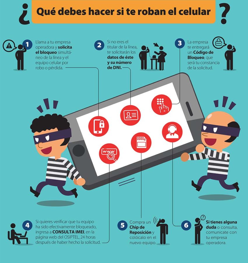 que debes hacer si te roban el celular