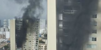Condominio en Barranco afectado por incendio