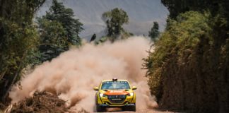 Raúl Velit busca la victoria en el Rally Presidente de la República.