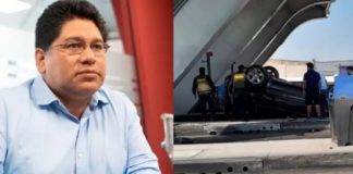 Auto de alcalde de Puente Piedra choca y vuelca