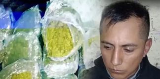 Cae “Yo no fui” con 70 kilos de marimba Cae “Yo no fui” con 70 kilos de marimba