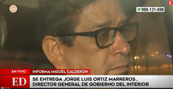 Jorge Luis Ortiz Marreros se entregó a la justicia