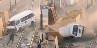 Combi despista y deja 6 heridos