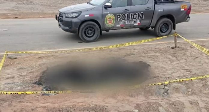 Encuentran restos quemados en Lurín