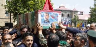 Entierran al presidente de Irán, Ebrahim Raisi