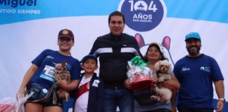 Más de 100 canes y sus dueños participaron de la Mascotatón 2024