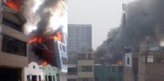 Incendio en Breña se come seis viviendas